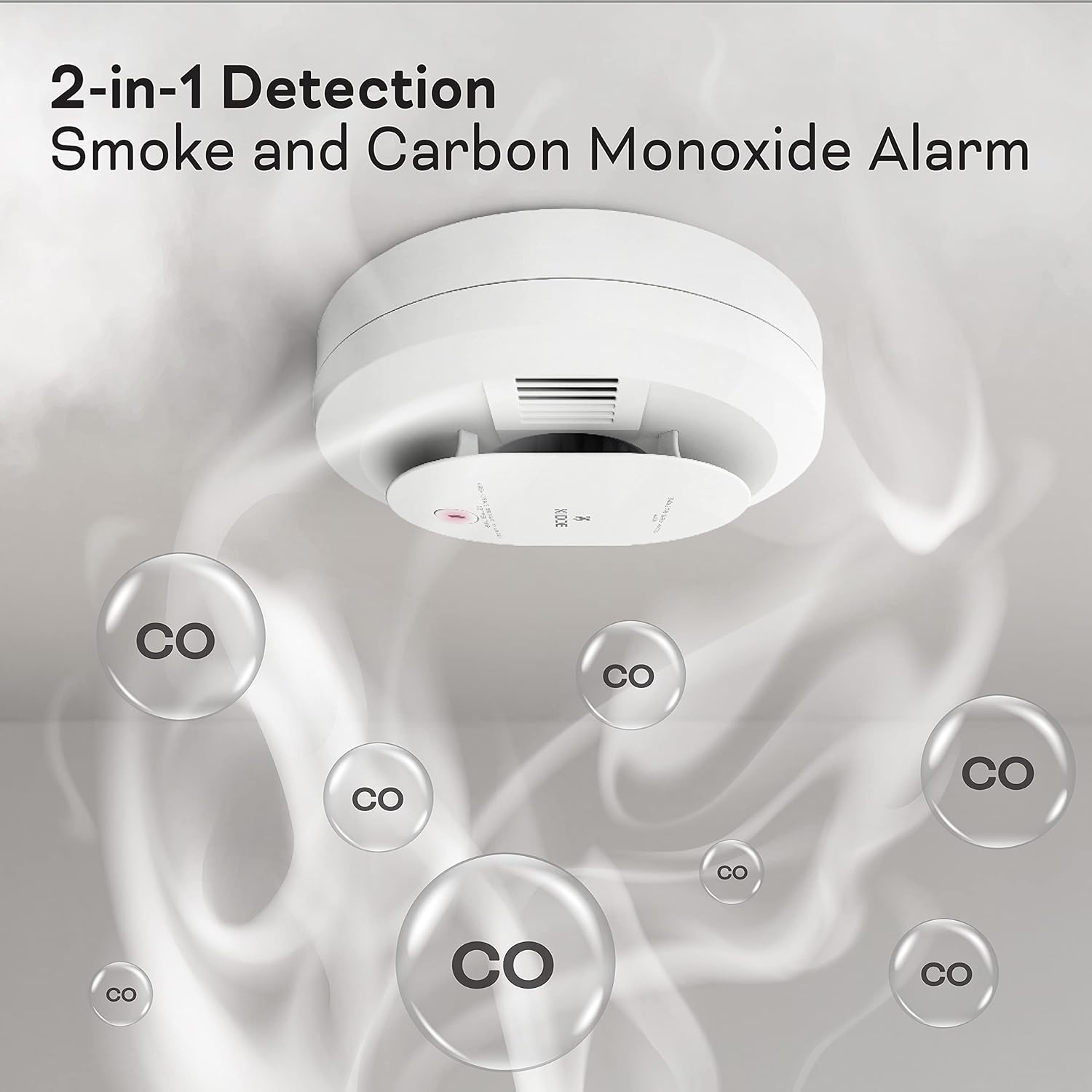 Smoke and Carbon Monoxide Detector with Battery Backup N86411