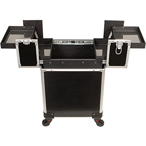 Professional Makeup Train Case with Rolling Wheels C17052
