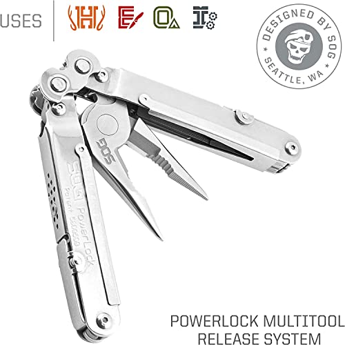 Multi-Tool with 18 Lightweight Specialty Tools, 420 Stainless Steel Body, Black A4477
