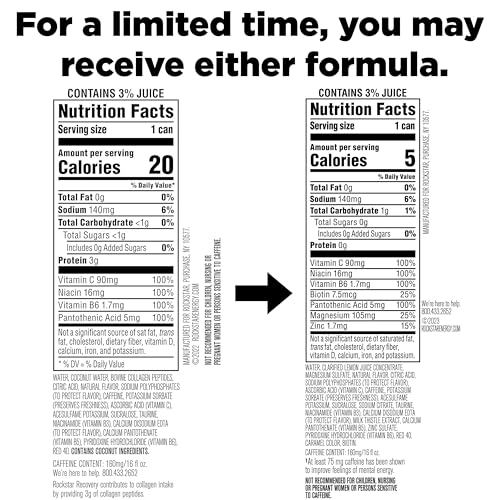 Energy Drink with Caffeine and Electrolytes, Orange, 16 Fl Oz (Pack of 12) Q448