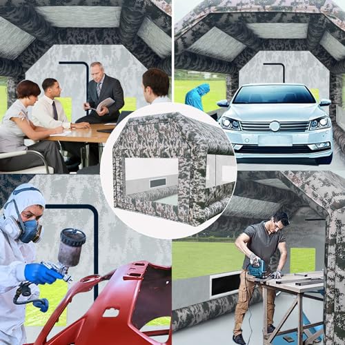 Inflatable Paint Booth Portable Spray Tent with Air Filter System for Car Parts Painting B4277