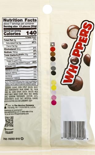 Chocolate Malted Milk Balls Candy, 12 oz (Pack of 6) F9214
