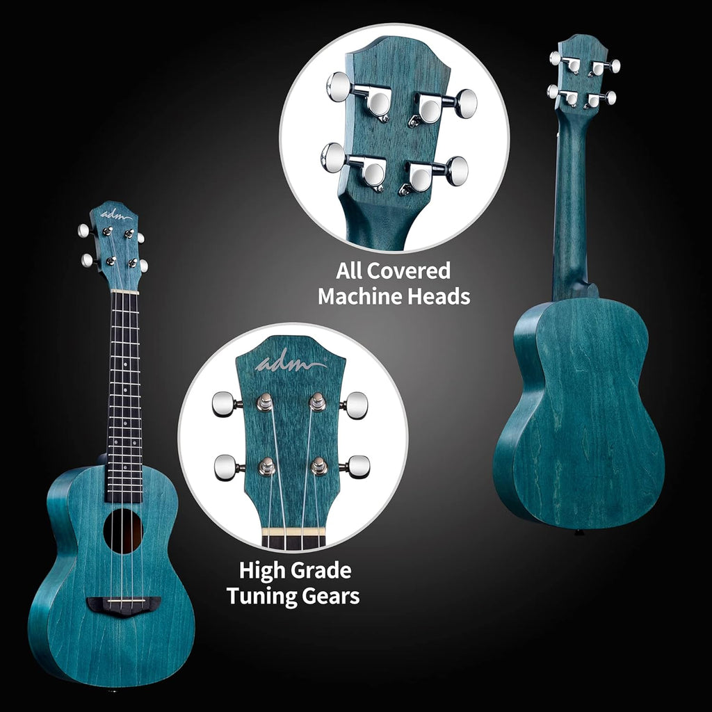 Concert Ukulele Beginner Kit 23 Inch Mahogany with Starter Lessons D732799