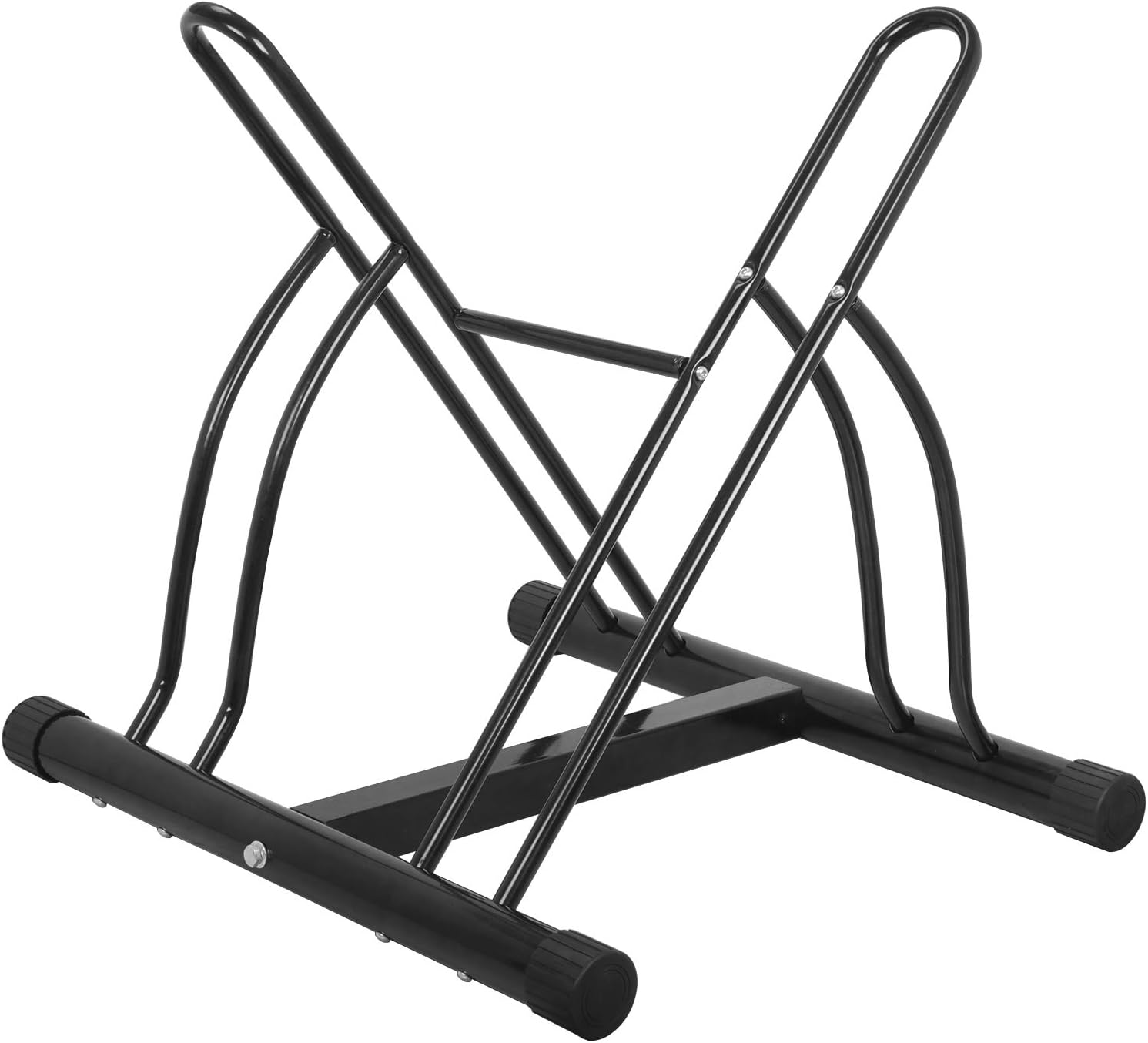 2 Bike Floor Stand Bicycle Rack, Free Standing Cycling Rack Storage Organizer B5105