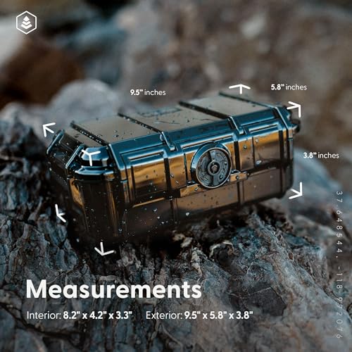 Waterproof Dry Box Protective Case for Cameras, Phones, Ammo, Camping & Boating L7924