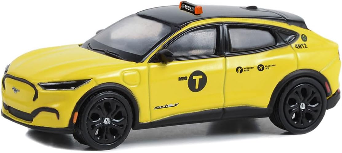 Greenlight 30430 2022 Mustang Mach-E California Route 1 - NYC Taxi (Hobby Exclusive) 1/64 Scale